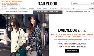 Dailylook Website Snapshot