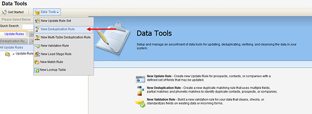 New Deduplication Rule